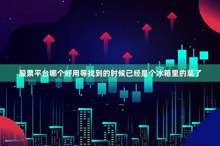 股票平台哪个好用等找到的时候已经是个冰箱里的菜了